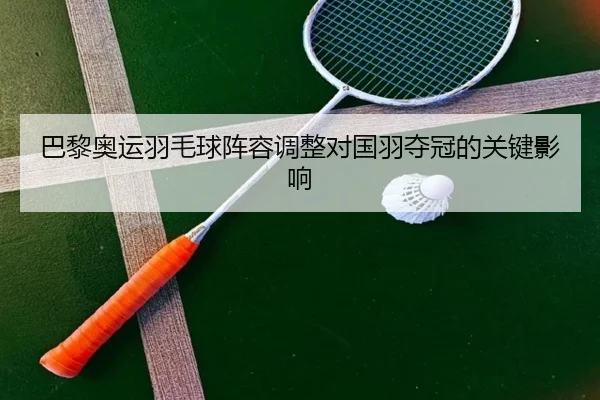 巴黎奥运羽毛球阵容调整对国羽夺冠的关键影响